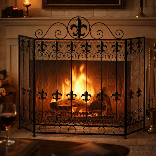 Fire guard fleur lis - , fleur-de-lis
