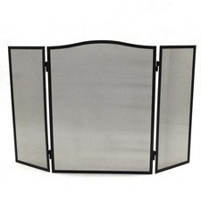 Steel 3 Panel Fire Screen