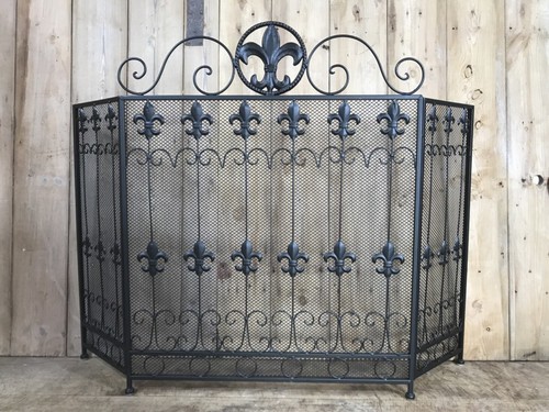 Black wrought iron fleir - fleir, de