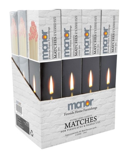 Extra long matches per box - matches, 90